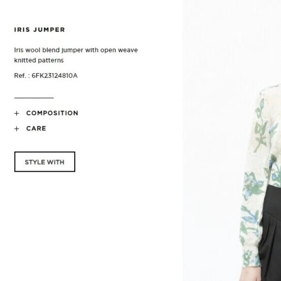 Carven IRIS JUMPER FR38 US6 Sweater - Picture 2 of 14